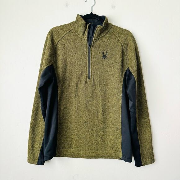 Spyder green Pullover Jacket men’s Medium - Picture 1 of 14